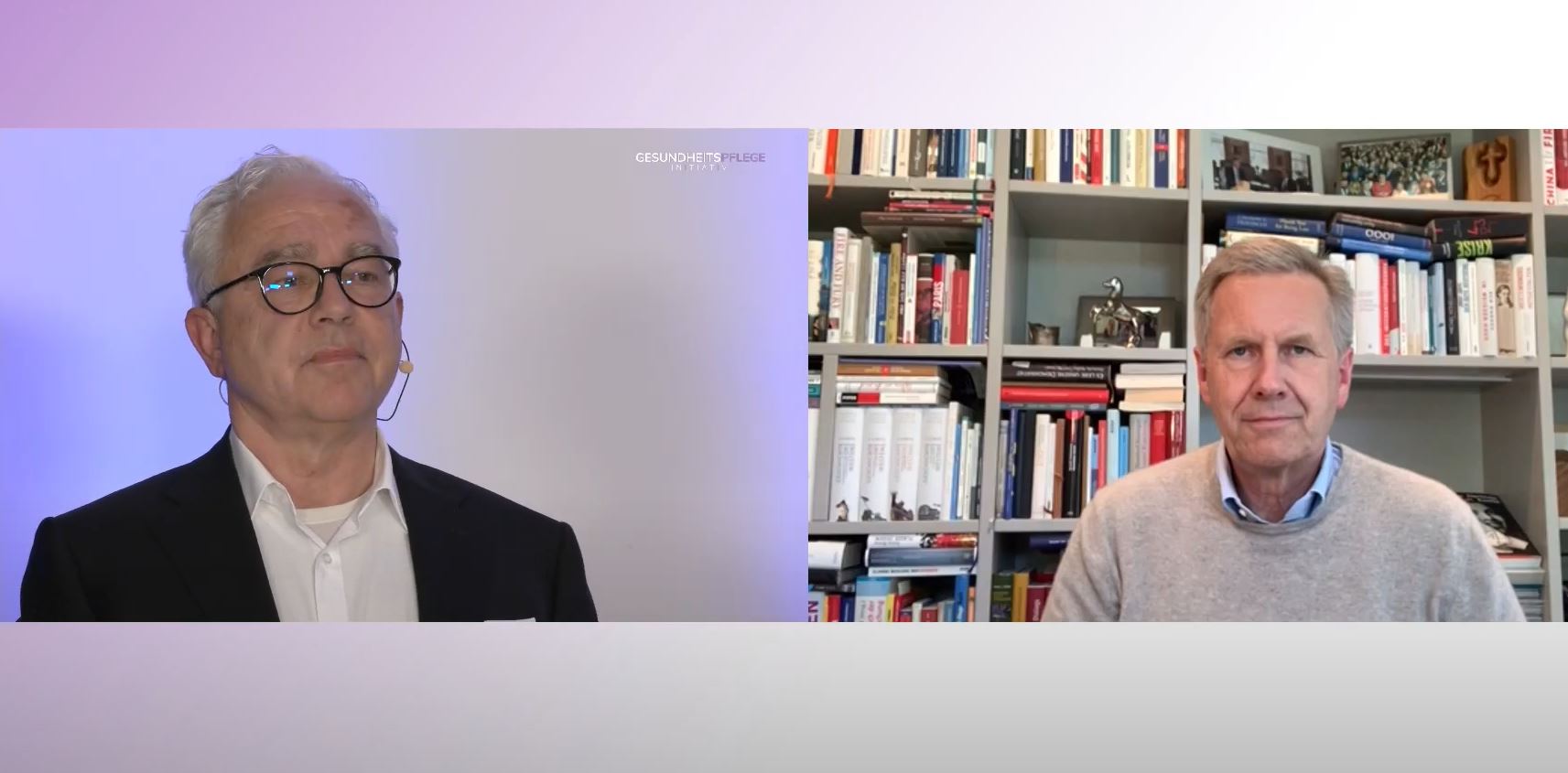 Abschlußveranstaltung 2021 mit Bundespräsident a. D. Christian Wulff und Dr. Michaela Glöckler